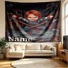 Custom Name Personalized Horror Theme Chucky Print Tapestry, Wall Art Decor, Bedroom, Dorm, Apartment, LivingRoom, Party Backdrop, Gift for Birthday