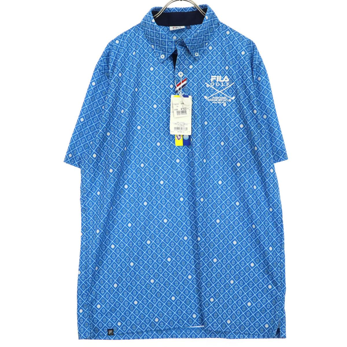 

неиспользованный комбинезон FILA ручка гольф футболка-поло с коротким рукавом LL вышивка мужской б/у