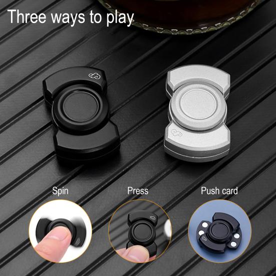 Fidget Slider Clicker Spinner Zinc Alloy Office Stress Relief Toy Portable Sensory Tool for Adults Teens