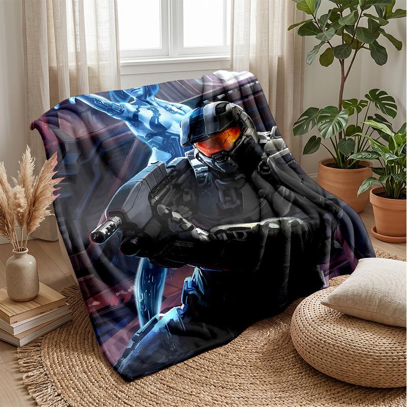 Haaland Theme blanket Soft Flannel Blanket Plush Throw Blanket Cozy Sofa Bed Blanket for Home Decor