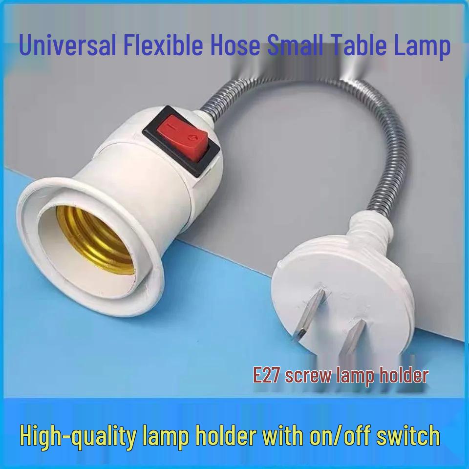 

Universal E27 LED Lamp Holder with Switch, Creative Vase Design