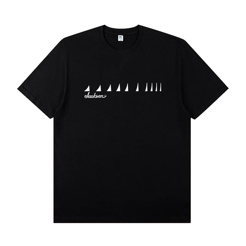 JACKSON SHARKROT Jackson Electric Guitar with Short Sleeve Tshirt Rock Band Outfit Casual Tshirt for Unisex and Women S