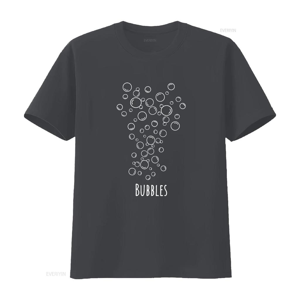 Bubbles funny bubble design T Shirt vintage Washed fashion Stretched Unisex Slightly homme Casual Stylish Comfortable Soft