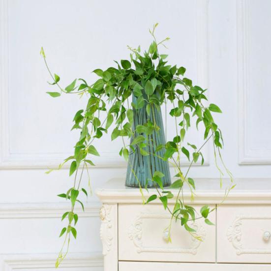 Artificial Plant No-Maintenance Long-Lasting Freshness Green Artificial Vine Realistic Texture Flexible Vines Faux