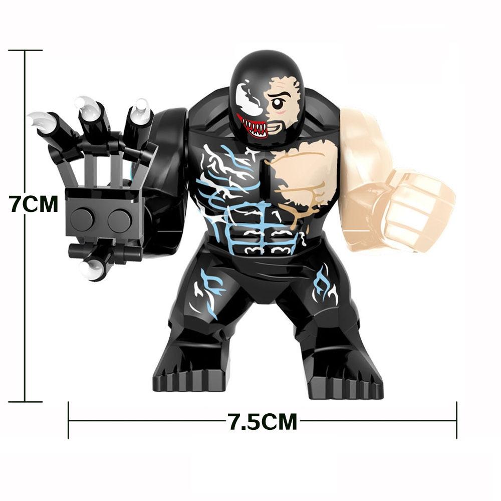 Marvel Mini Building Block Set Superhero Animal Figure Thanos Hulk Stone Man Assembles Building Block Set Toy Children's Birthday Gift Present