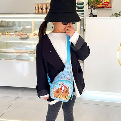 Kids Sling Bag Cartoon Kids Travel Bag Chest Bag Kids Crossbody Bag Mini Backpack Daypack for Girls Boys Fanny Packs