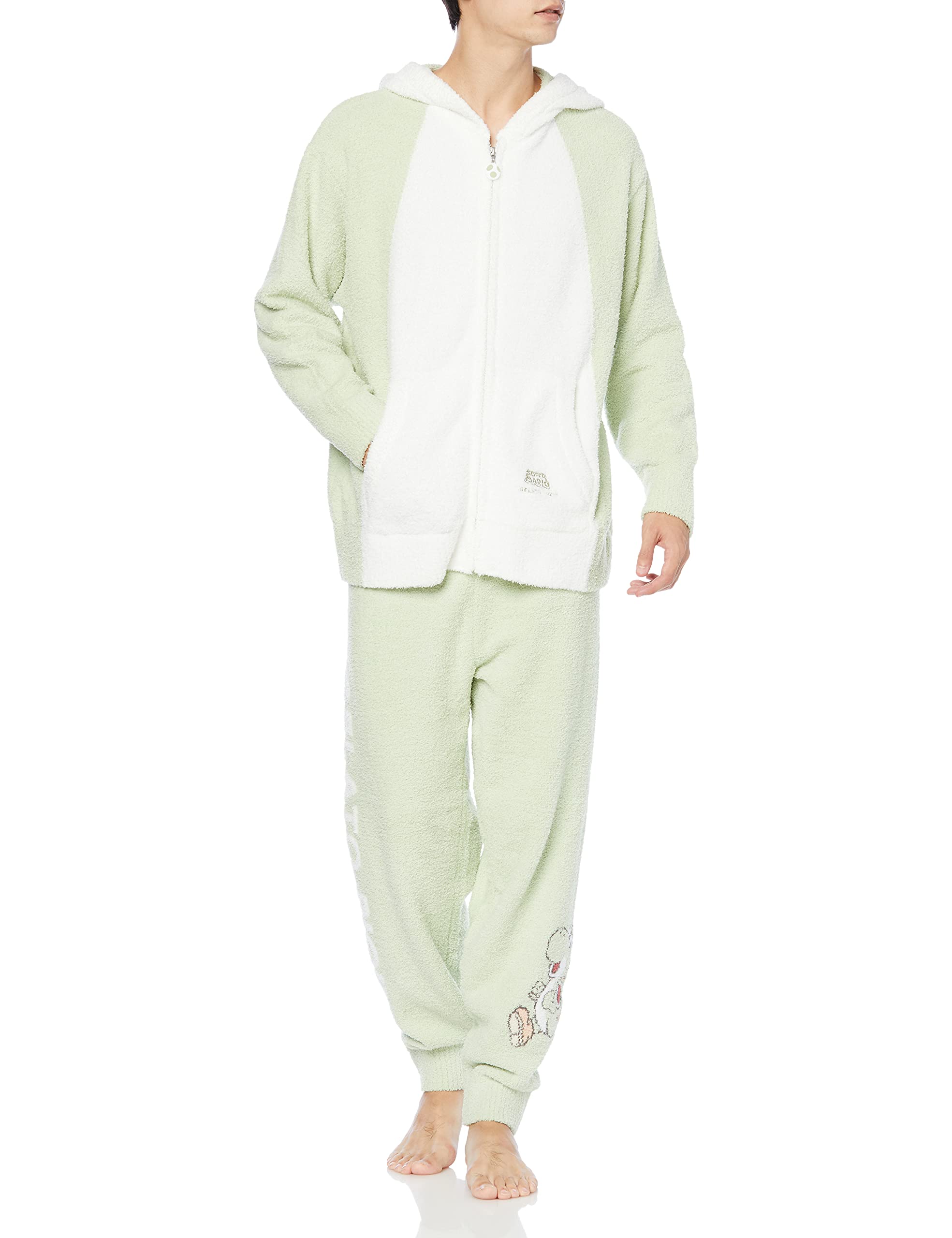 

Gelato Pique Super Mario Yoshi Hoodie & Pants Set, Men s, Size M, PMNT214156, Size GRN