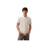 Calvin Klein Serie Estiva Bianca Semplice Minimalista da Pendolare Polo a Maniche Corte Ricamata a Tre Bottoni Polo da Uomo Bianco Lunare 40HM281