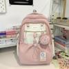 New Trendy Cute Girl Backpack Schoolbag Female Star Junior High School Girl High School Student Large Capacity Backpack