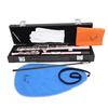 16 Closed Holes Flute C Key Pink Body Flute with E Key Professional Woodwind Instruments Transverse Flute for Musical Lover