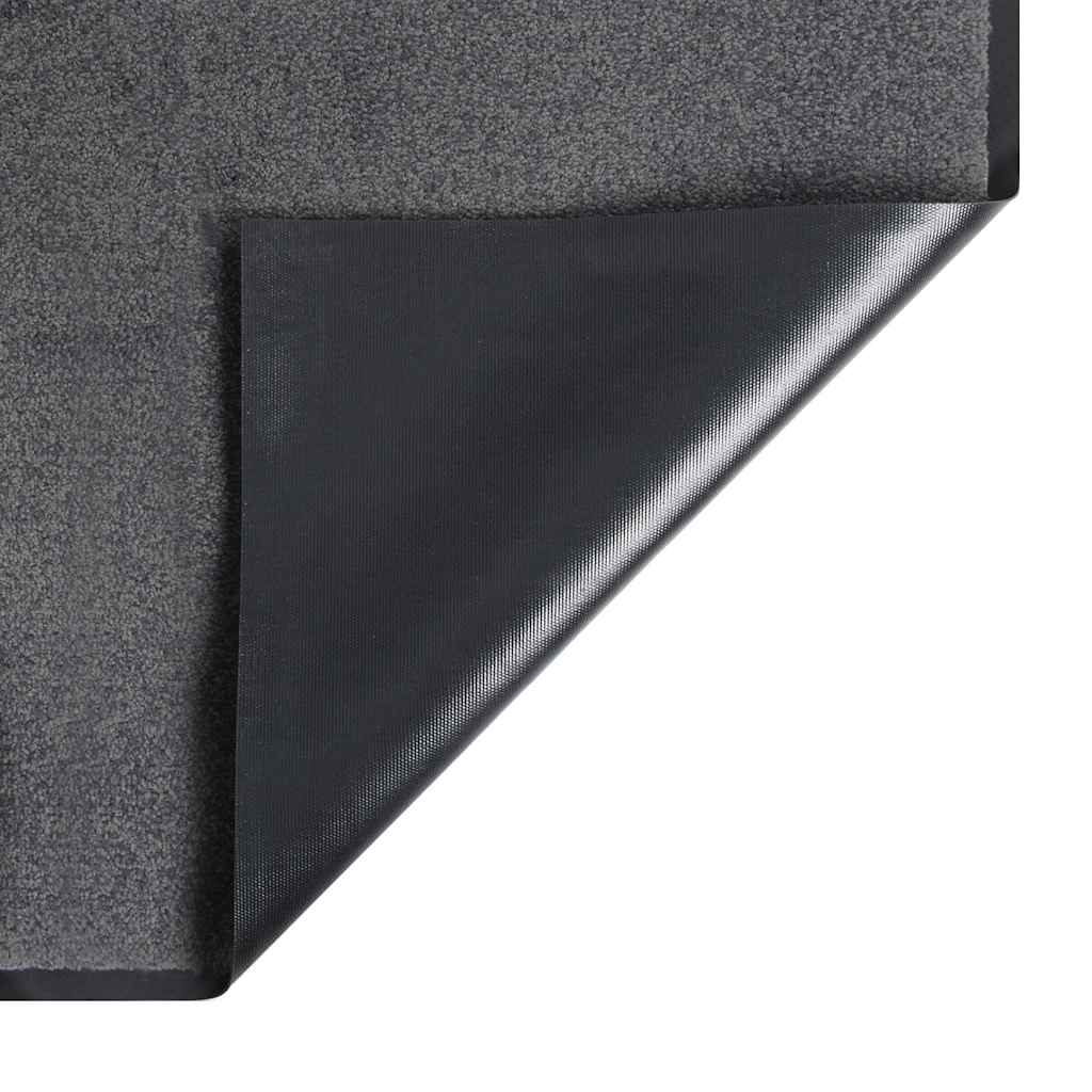 vidaXL Fußmatte 80x120 cm Anthrazit