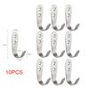 Creative Hook Home Useful 10PCS Solid Wall Mounted Single Hook Heavy Duty