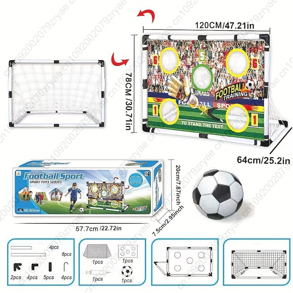 47-Inch Soccer Goal with Scoreboard - Durable PP Football Net for Indoor/Outdoor, Girls (Christmas, Birthday)
