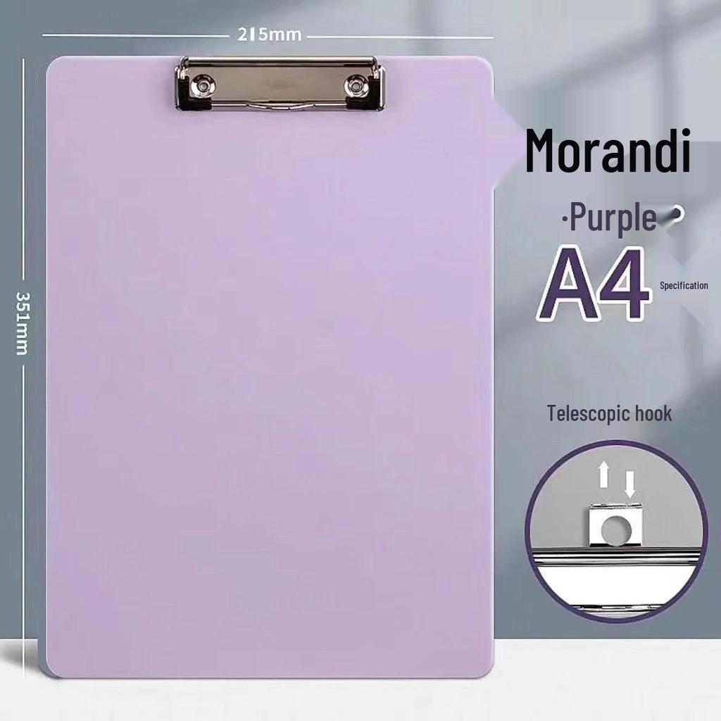 A4 Clipboard with Folder: Vertical Writing Pad for Students & Office Meetings