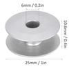 100pcs Aluminum Industrial Sewing Machine Bobbins 6-5 Oblique Aluminum Bobbins  Industrial Sewing