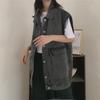 Women's Retro Denim Vest Tops: New Korean Style, Versatile Sleeveless Jackets for Spring and Autumn