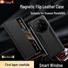 Huawei Mate 80 RS Ultimate Design Magnetický kožený výklopný kryt