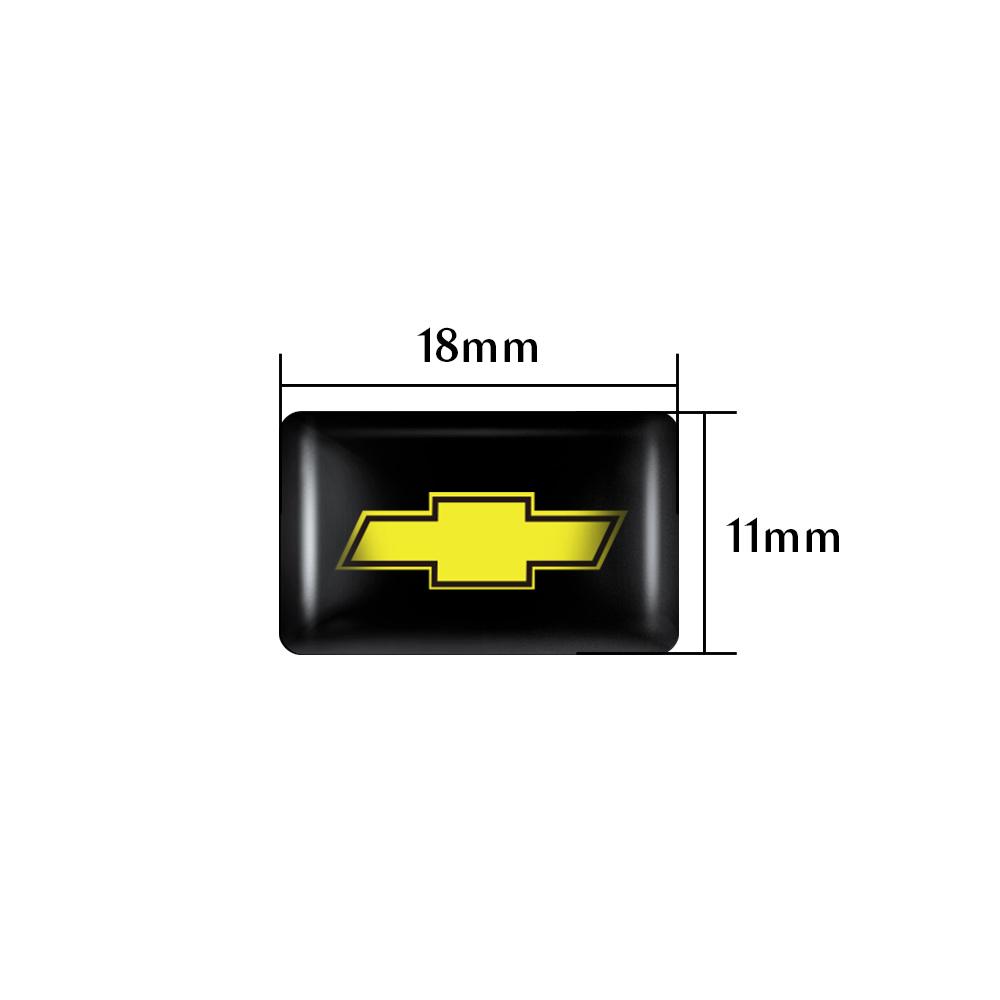 10Pcs 3D Epoxy Resin Emblem Car Interior Sticker For Chevrolet Cruze Malibu Sail Spark Captiva Equinox Trax Lova Car Accessories