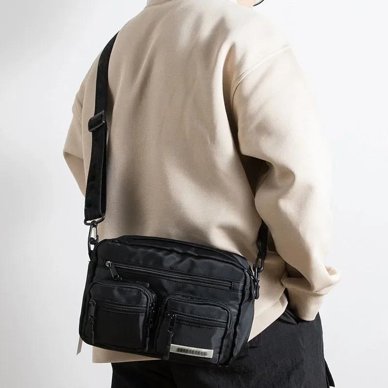 Classic Brand Men'S Mailman Bag With Luxurious Design Single Shoulder Bag With Multiple Storage Bags Large Capacity Waist Bag