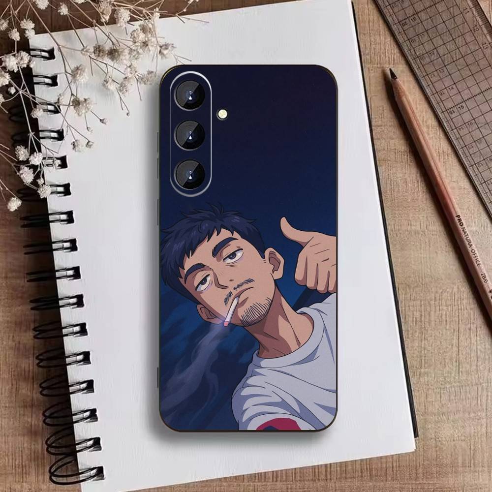 Anime Chill Guy Merchandise Phone Case For Samsung Galaxy A73,A21s,A22,A31,A52,A53,A71,A41Soft Black Shell