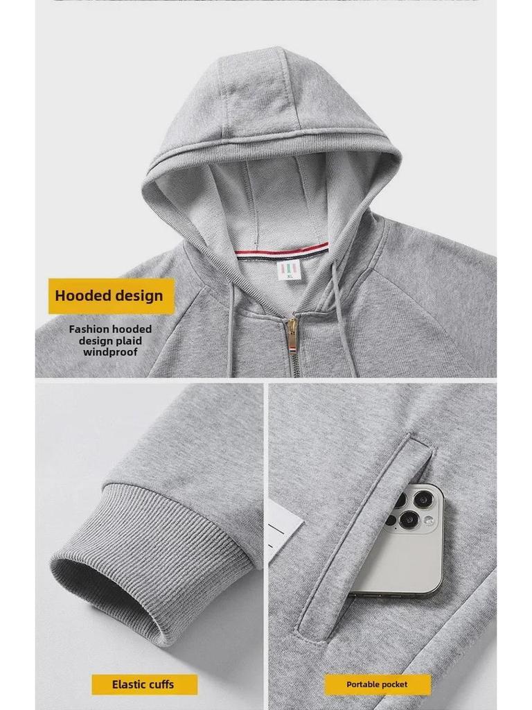 Trendy Hooded Jacket & Sweater Suit for Young Couples – Casual & Loose Fit