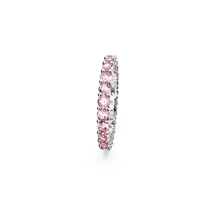 Swarovski Matrix Round Cut Fashion Cubic Zirconia Rhodium Plated Ring Women ring 5658855
