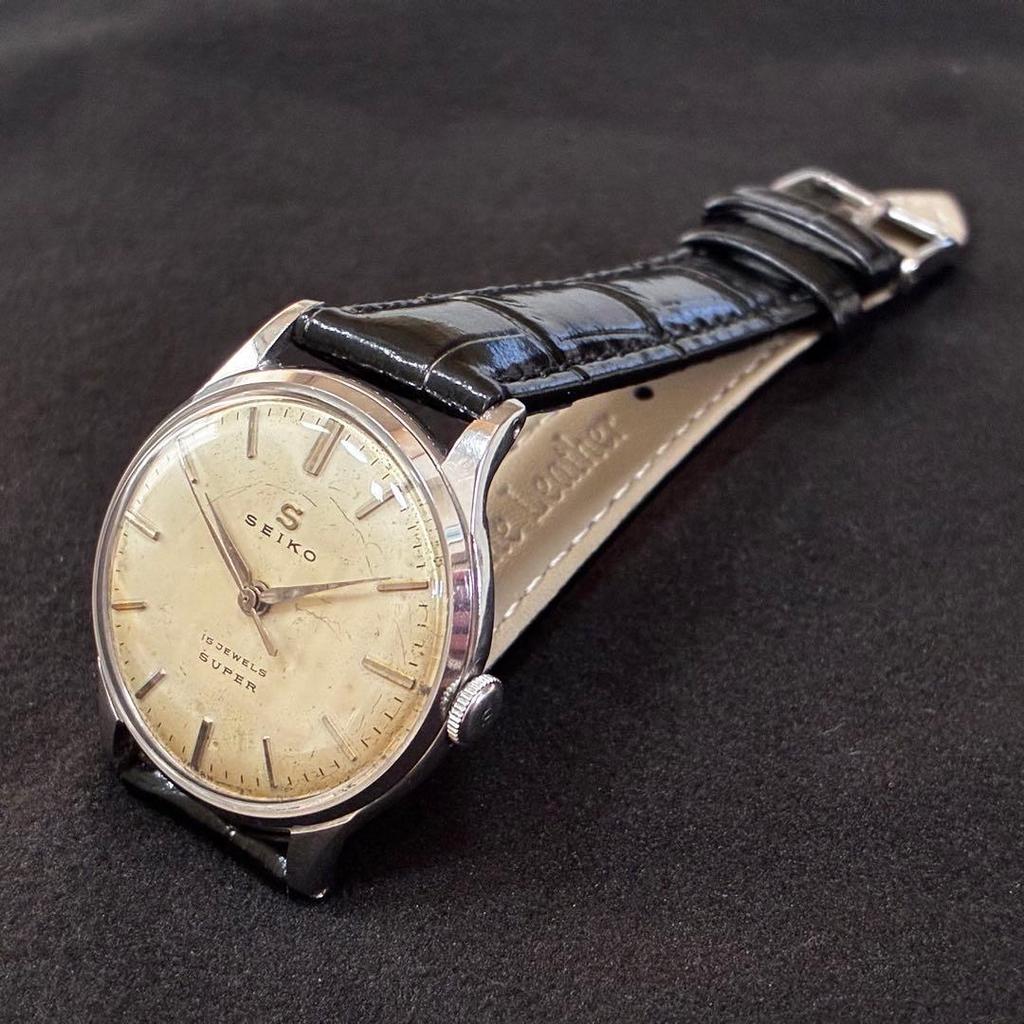 Used [Overhauled] [In Working Condition] [Good Condition] SEIKO SUPER Manual Winding Watch SS