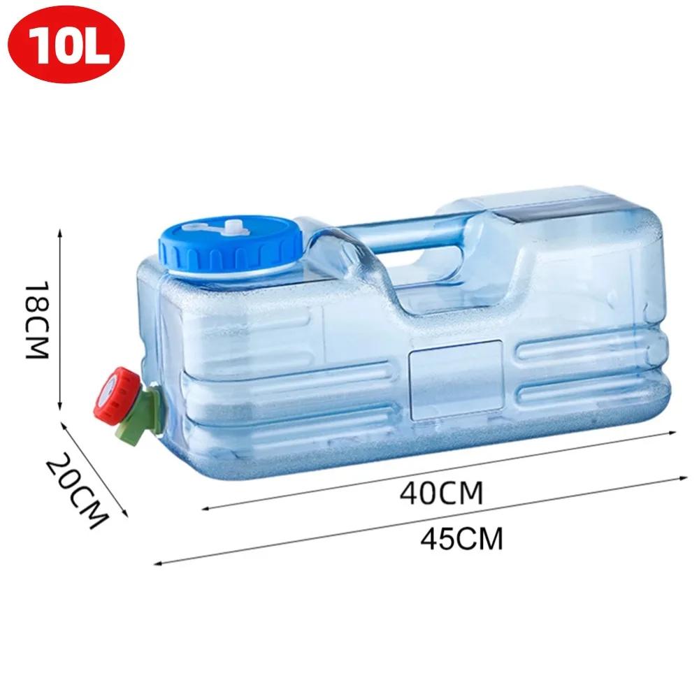 5/7.5/10/12/15L Portable Water Bucket Driving Pure Water Tank Container for Outdoor Camping Hiking Picnic Water Storage Carrier