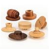Wood Beverage Lid for Cup Opening Use, Single Piece Cover for Serving and Mixing, Drinkware Piece for Table Use