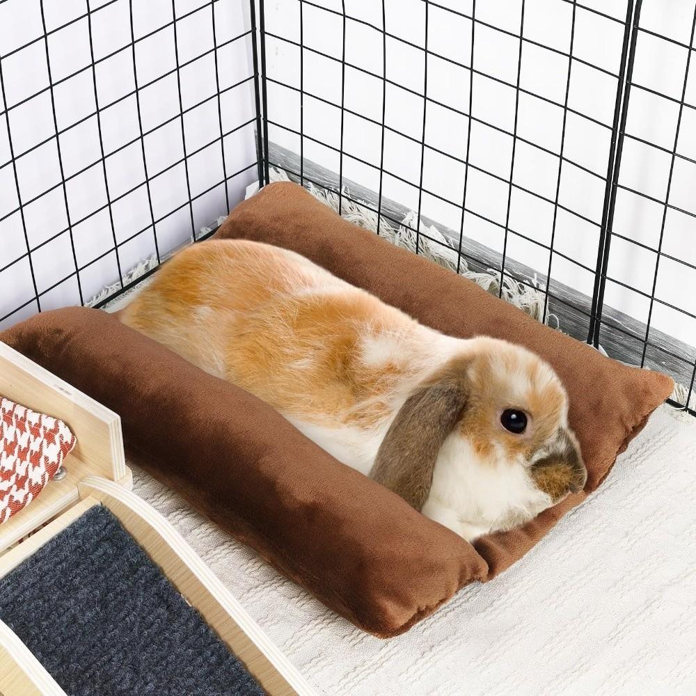 Washable Bunny Concave Bed Thickened Rabbit Cushion Soft Cuddle Cushion Mat Rabbit