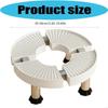 Heavy Duty Plastic Base Risers With Nonslip Feet Height Adjustable Air Conditioner Stand Flower Pot Wheel Round Tray M4YD