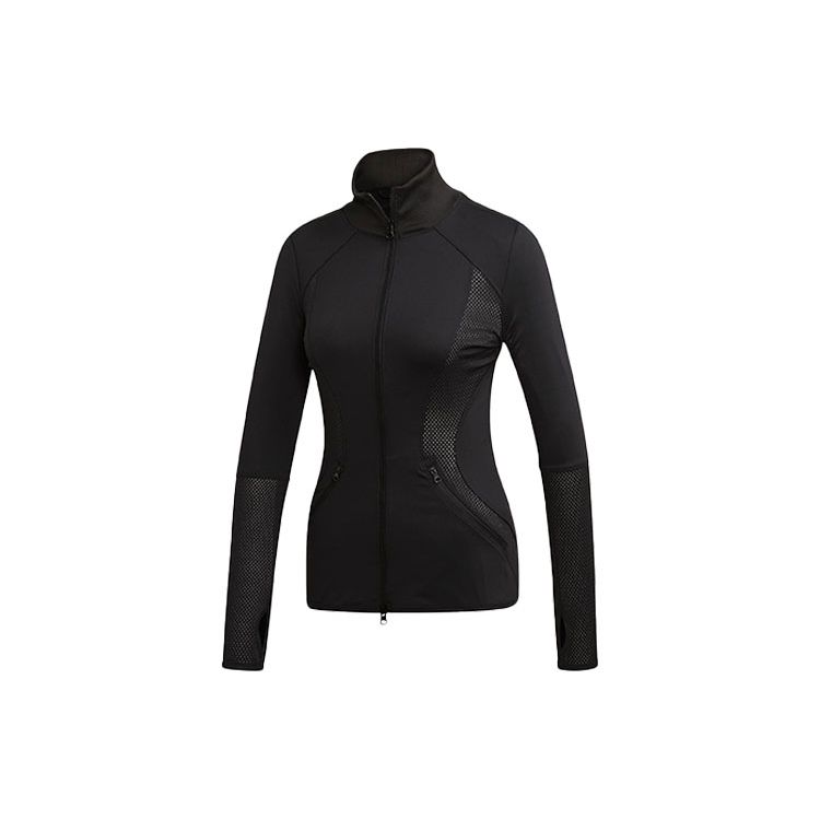 adidas by Stella McCartney Women s Black Performance Essentials Mid-Layer Jacket EA2219 XXS
