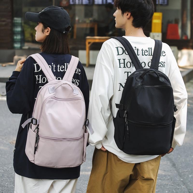 Schoolbag Japanese simple backpack new fashion couple large capacity travel backpack junior high school student schoolbag wholesale