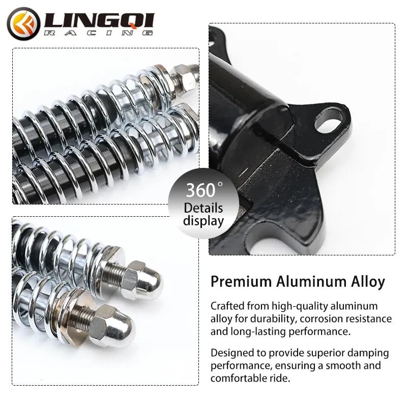 LINGQI RACING Front Wheel Hydraulic Spring Shock Absorber For Electric Off-road Scooter Kugoo Dirt Pit Mountain Bike MTB
