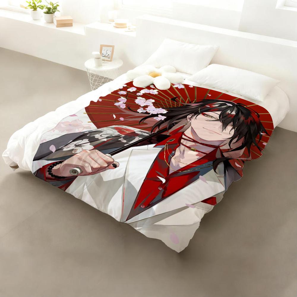 Character Vox Akuma Throw Flannel Throw Blanket: Soft Kid-Friendly Warm Anti-Static All Season Washable Couch Bed Home