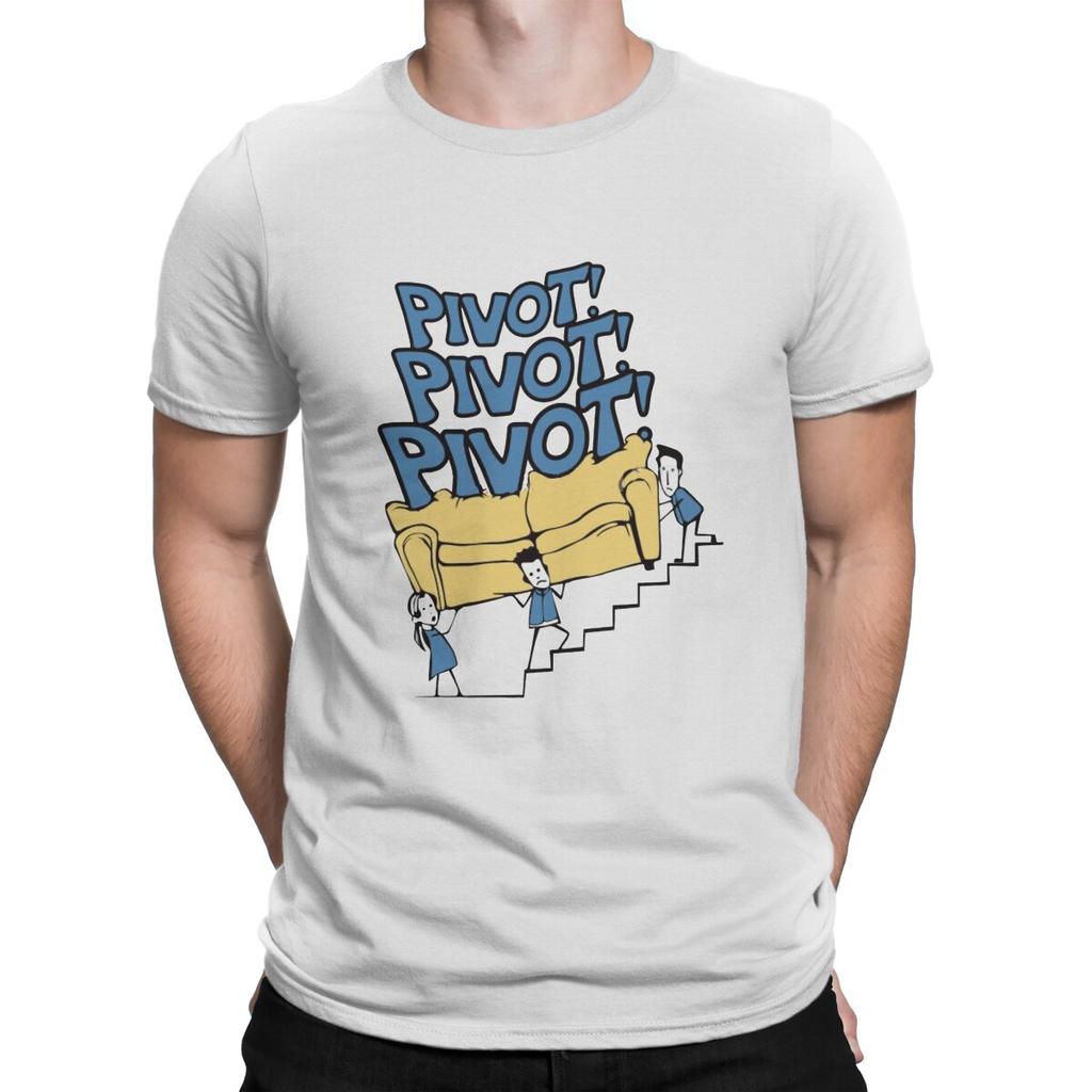 Friends TV Play Pivot Tshirt Homme Mens Tees Polyester T Shirt For Men