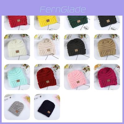 Trendy Kids Knitted Hat Soft Warm Yarn Beanie For Boys And Girls Winter Spring Fall