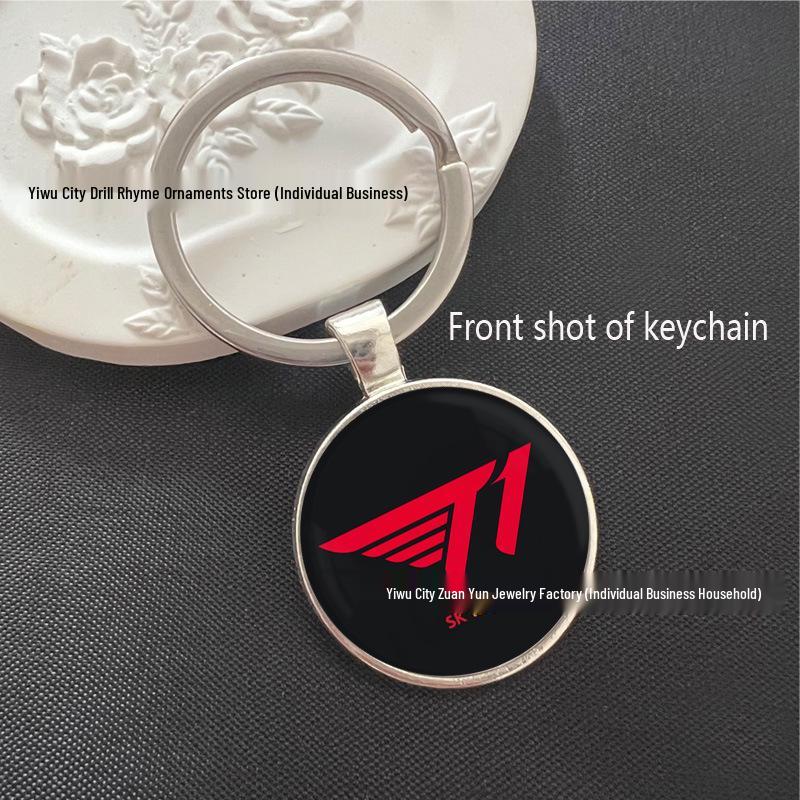LOL 2024 World Championship Top 8 Team Logos Keychain