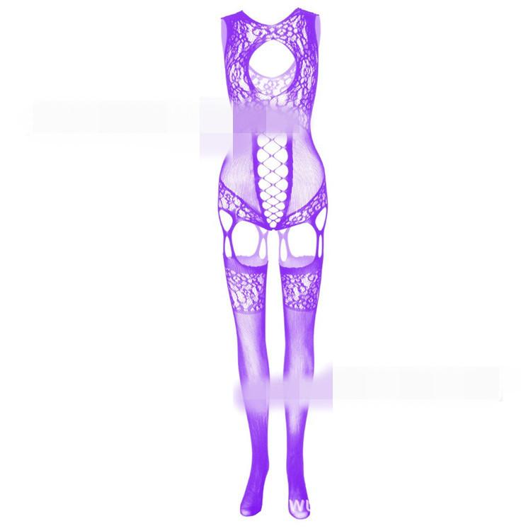 Erotic Body Stockings Seductive Underwear Women Underwear Open Crotch Sexy Tights Fishnet Bodysuit Hollow See-Through Pantyhose