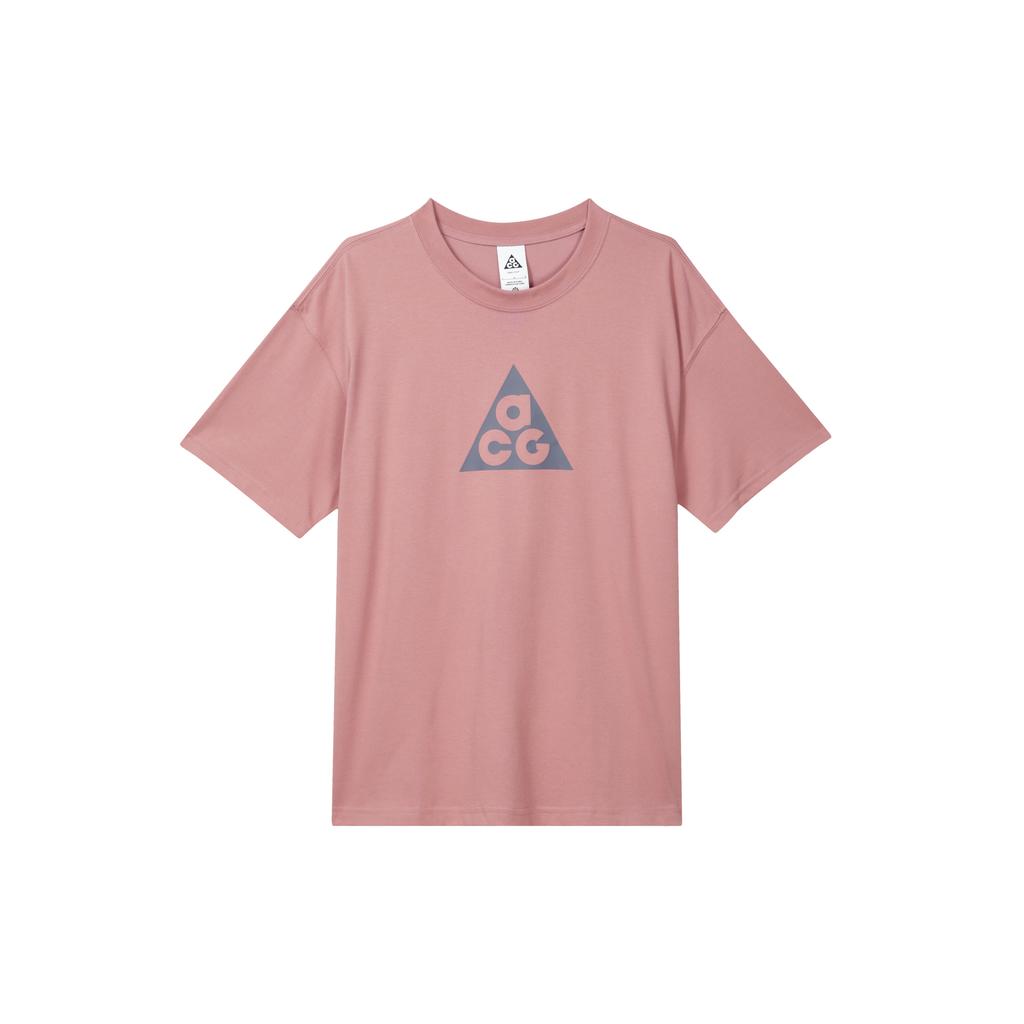 New Nike ACG Drop Shoulder Sleeve T Shirt Men's Pink FQ3741-618