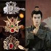 Handmade Wuxia Style Unisex Hair Crown Tiara and Hairpin