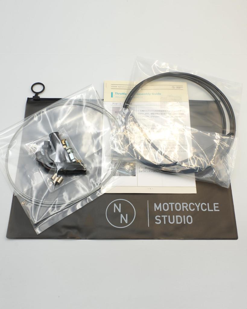 Throttle Accelerator Outer Cable DIY Repair Universal [NONINA] Wire, Wire, Set, 2m, Kit, Motorcycle,