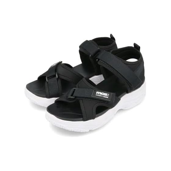[Menue] [moz] Thick Sole Sports Sandals [4.5cm Heel] Women s Easy to Walk Sportsan Thick Sole Sandals Velcro Velcro