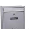 Large Wall Mount Mailbox, Lockable, Box, Capacity, Mail Box Letterbox Postbox for Door Home
