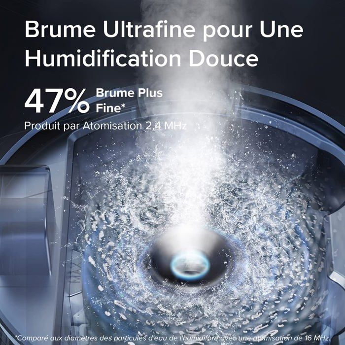 Humidificateur - LEVOIT - Dual 150 - 3 L - Silencieux 28 dB - Diffuseur D'huiles Essentielles