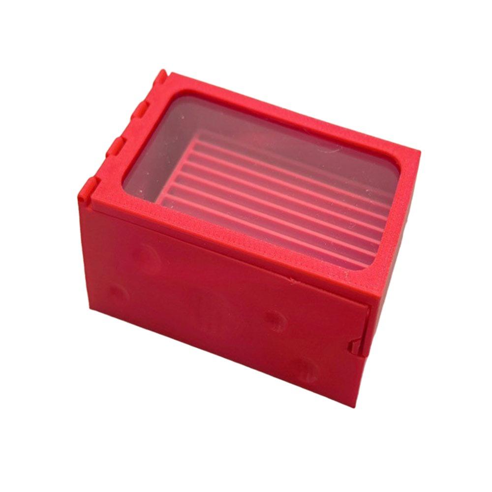 

Cheese Perler Bean Shovel with lid Smooth Perler Bean Box 2-in-1 Dustproof Perler Bead Tool Kit красный
