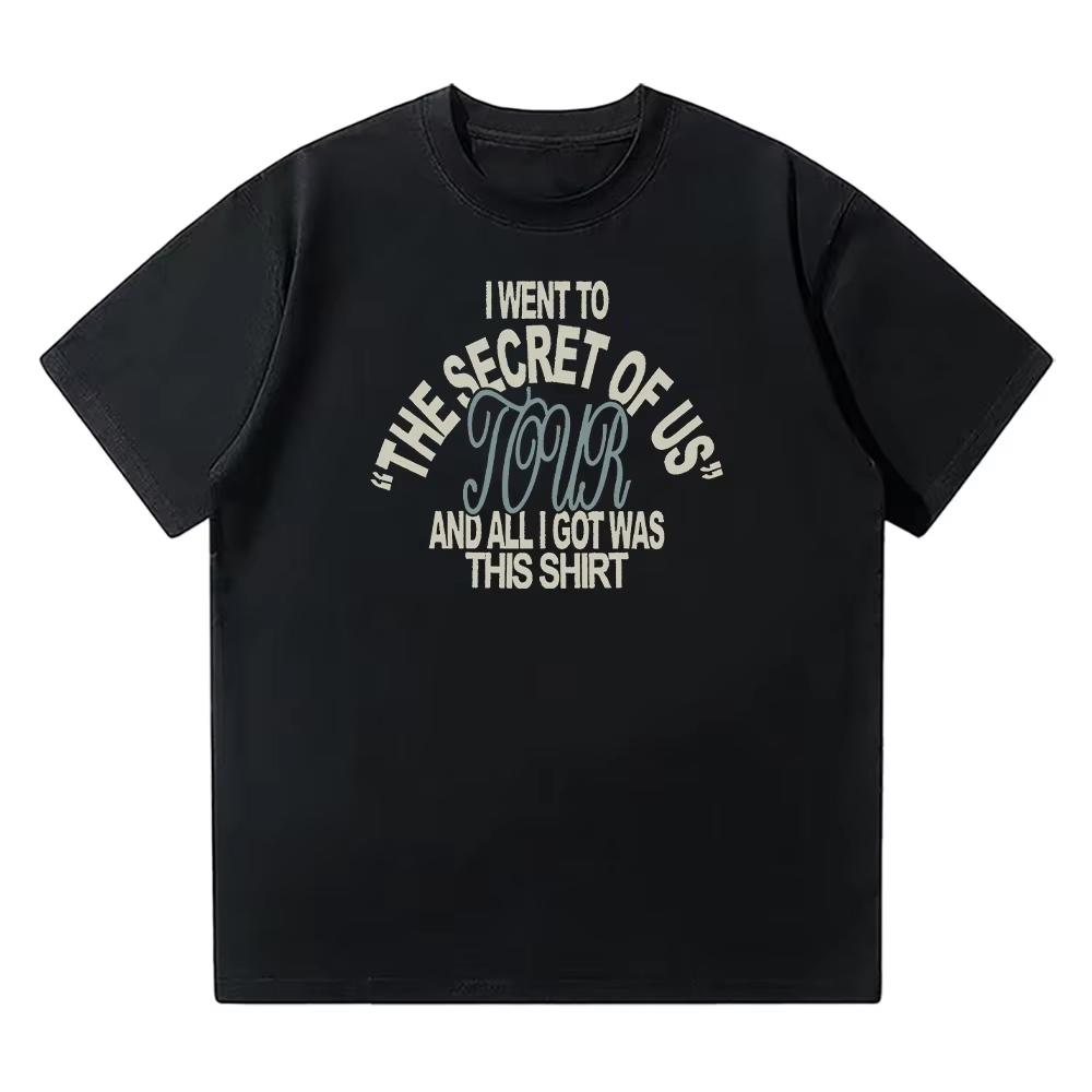 

Gracie Abrams The Secret of Us Tee Men Women Aesthetic Harajuku Short-sleeved Cotton T Shirt Male Summer O-Neck Oversize T-sh... S разноцветный