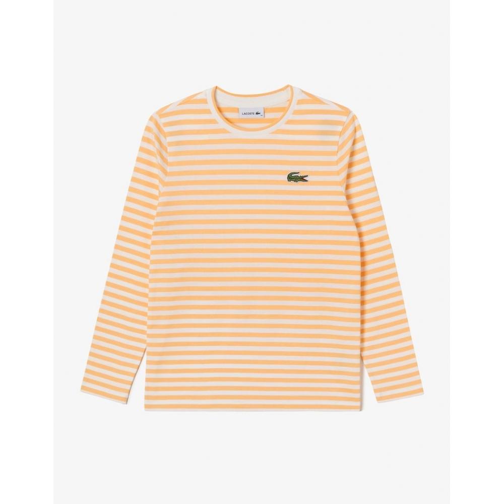 

Lacoste Женская полосатая футболка с длинным рукавом Tf921e 54g Ixy 034
