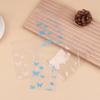 50Pcs Cute Transparent Self Adhesive Bag Hand Account Small Card Packaging Bag Jewelry Bracelet Small Item Gift Bag