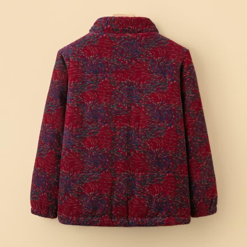 Yalu Women's Stand Collar Plush Padded Jacket